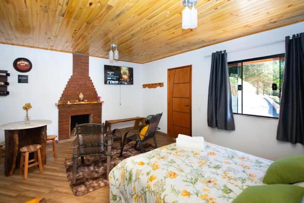 Charmoso chalé nas montanhas Serra da Mantiqueira