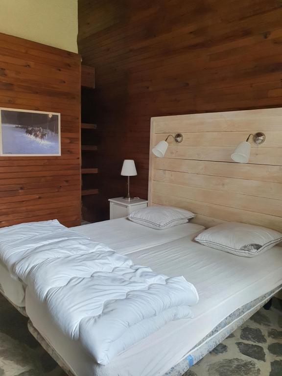 Postel nebo postele na pokoji v ubytování Ranch du Haut-Languedoc