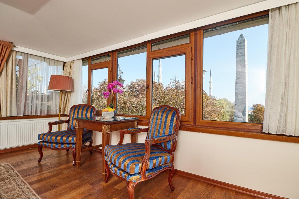 Posezení v ubytování 1207 Hotel Special Class Sultanahmet