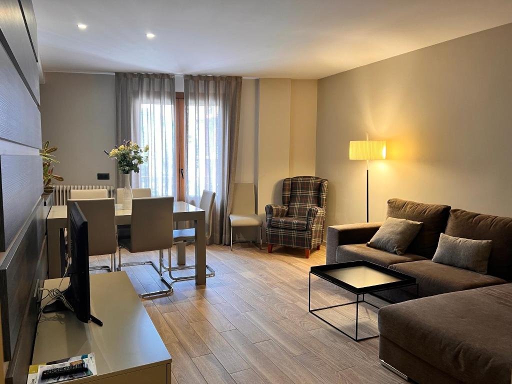 Posezení v ubytování Apartamentos Casa Roldan