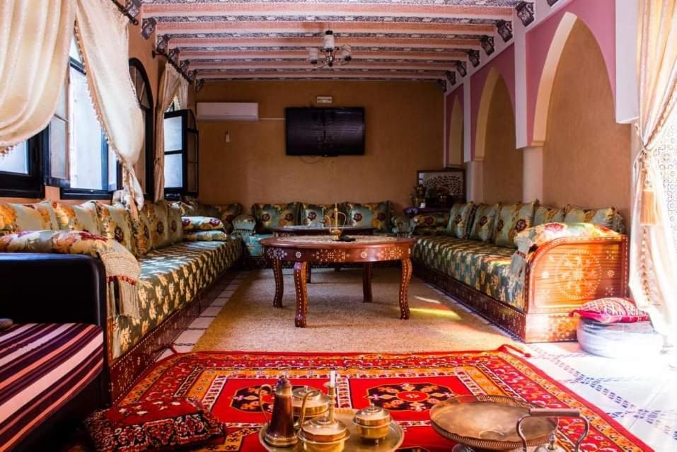 Posezení v ubytování riad lala fatima