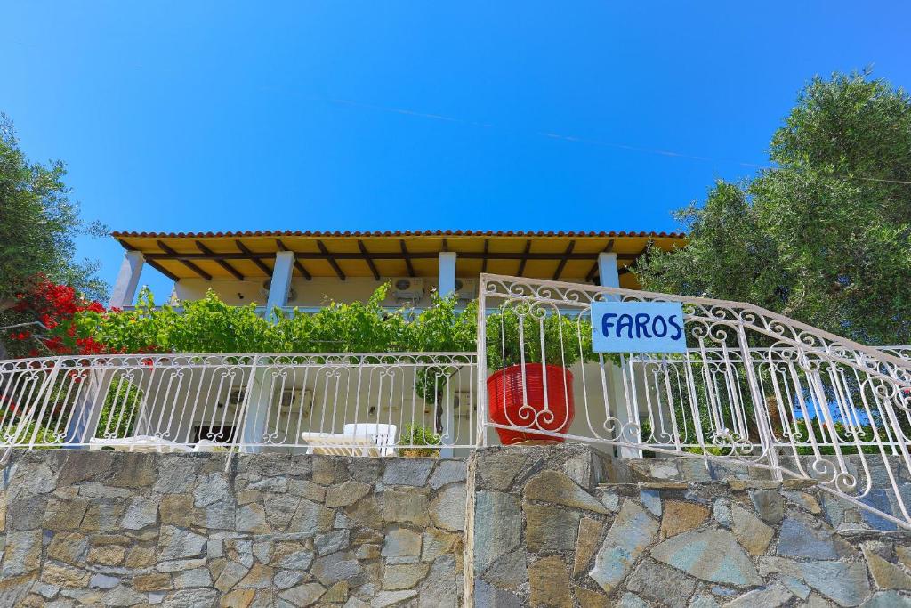 Balkón alebo terasa v ubytovaní Vista Mare Faros
