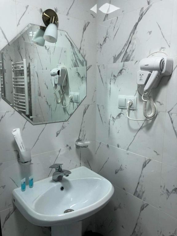 Koupelna v ubytování Hotel Martinichi