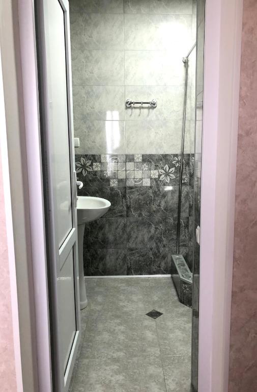 Koupelna v ubytování Hotel Martinichi
