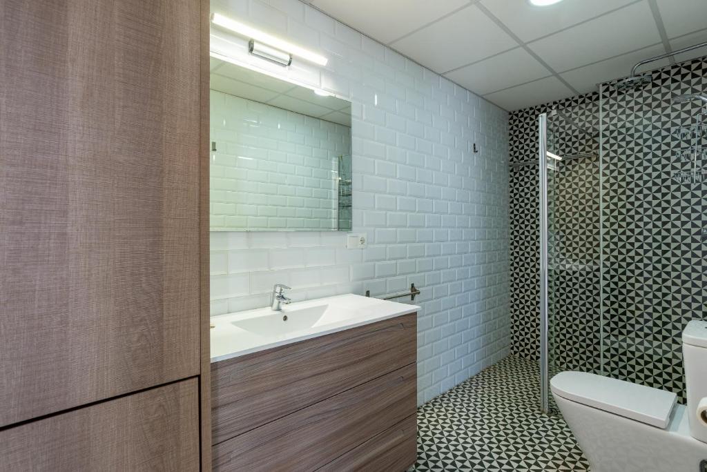 Kúpeľňa v ubytovaní Dobo Málaga Soho