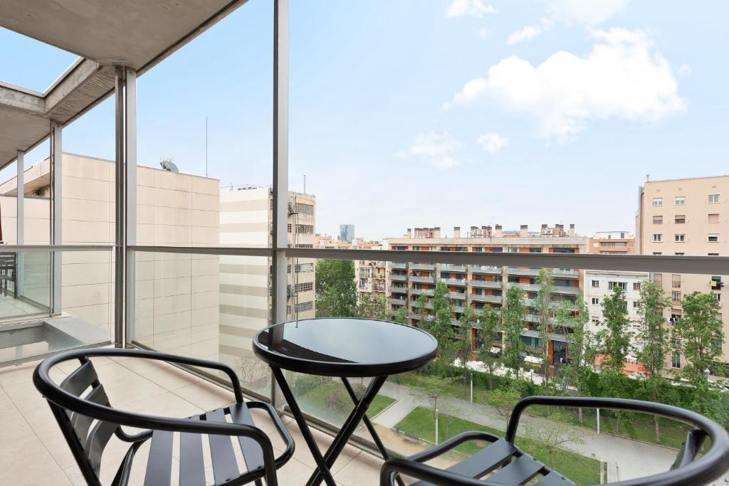 Balkón alebo terasa v ubytovaní chicStays Apartment Ciutadella Park