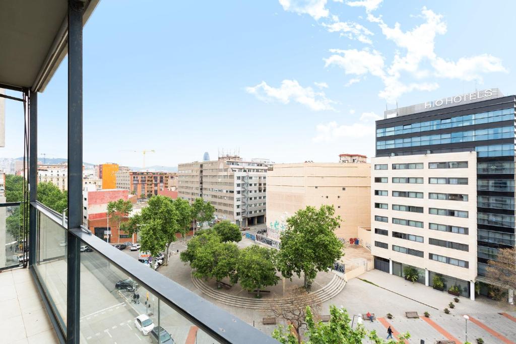 Výhľad na mesto Barcelona alebo výhľad na mesto priamo z apartmánu