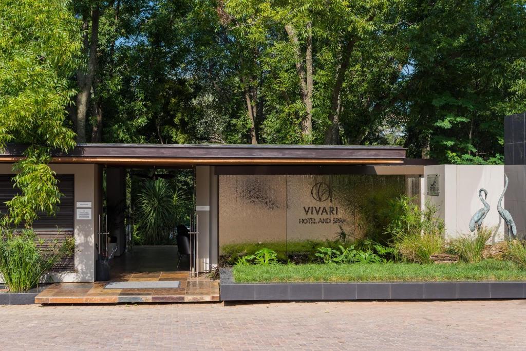 a building with the entrance to the wynyard museum at Vivari Hotel and Spa by Mantis in Johannesburg