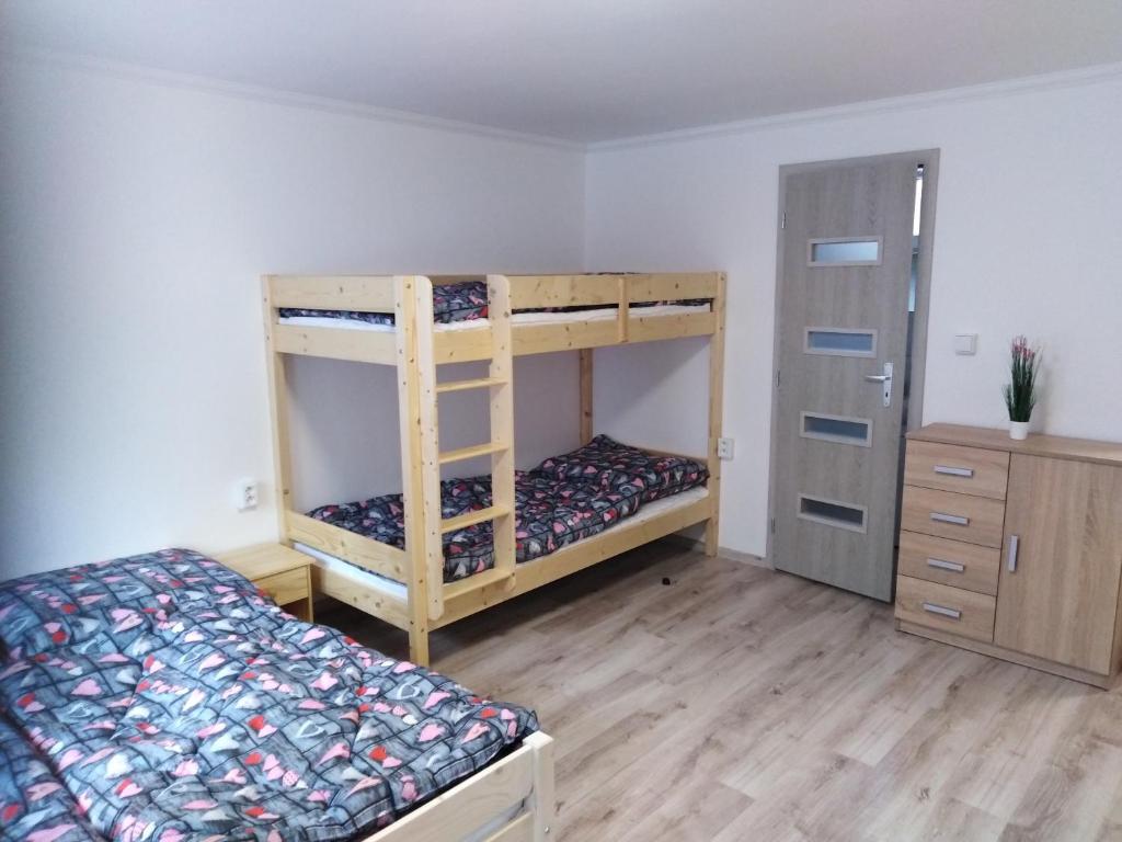 Postel nebo postele na pokoji v ubytování Bungalov Elite