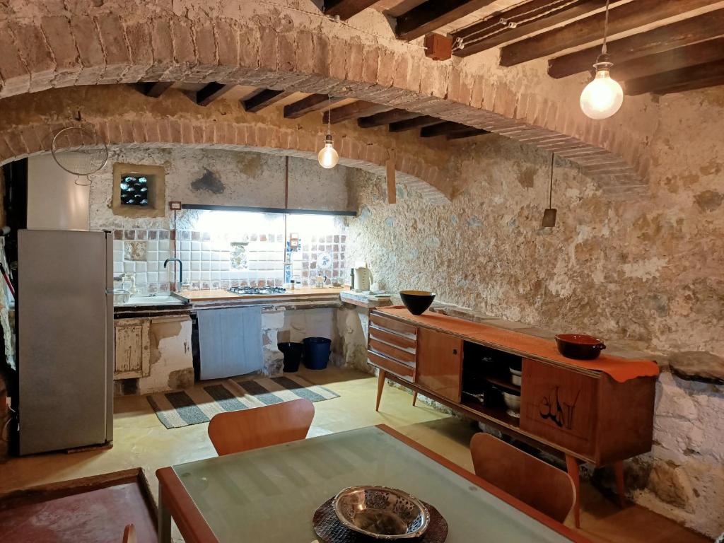 Kuchyň nebo kuchyňský kout v ubytování Casa Nati