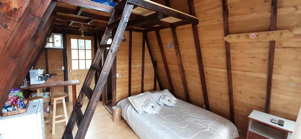 Postel nebo postele na pokoji v ubytování Animals Glamping