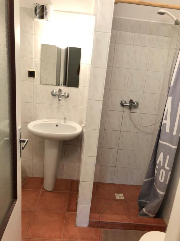 Koupelna v ubytování Penzion u Svatého Prokopa