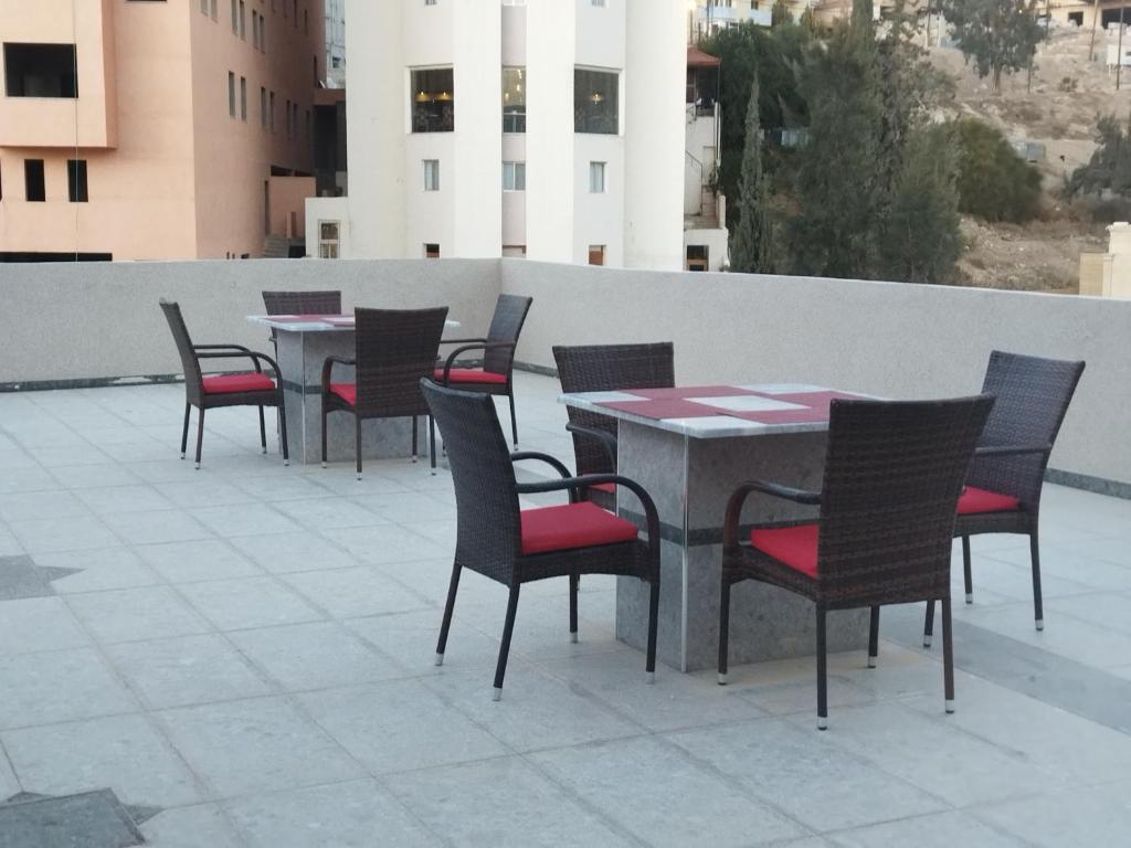 Balkón nebo terasa v ubytování petra agora hotel