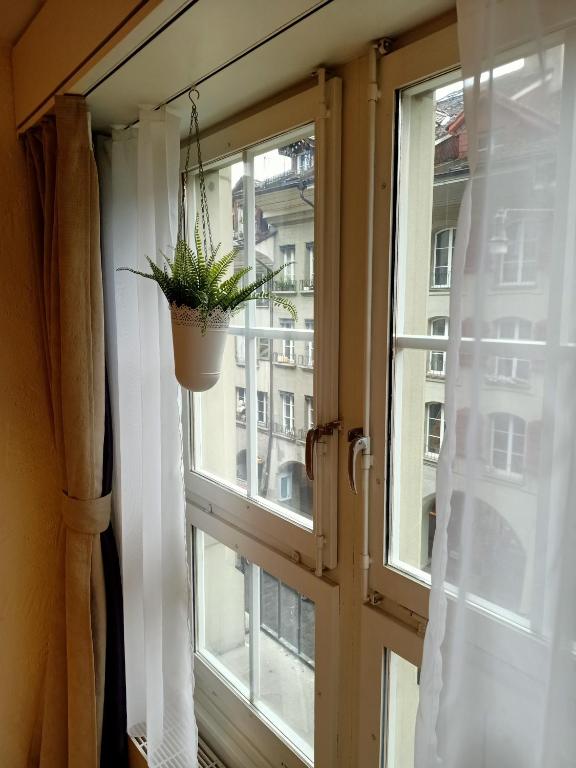 Balkón nebo terasa v ubytování Heart of Bern