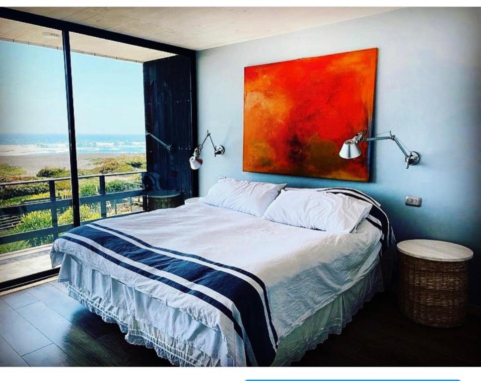 Postel nebo postele na pokoji v ubytování Ventana Al Mar