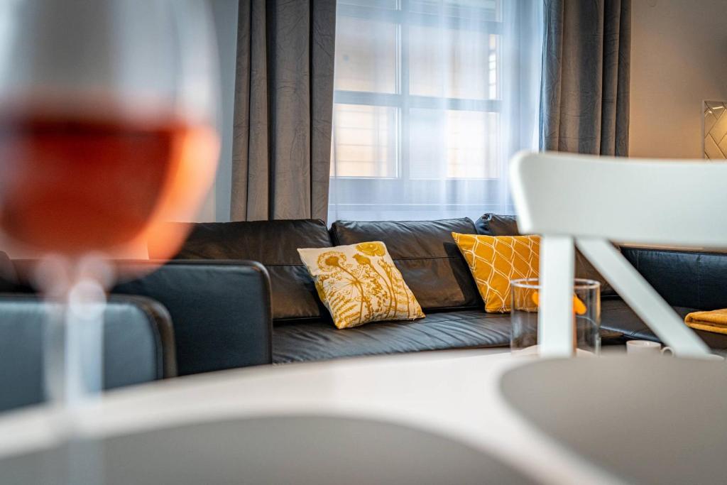 Posedenie v ubytovaní Apartamenty Ustronne Liściasta