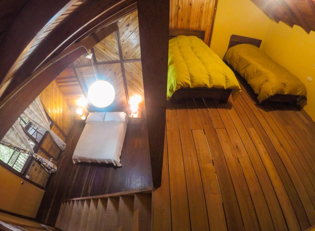 Postel nebo postele na pokoji v ubytování Finca Turística de Alojamiento Rural Avalon