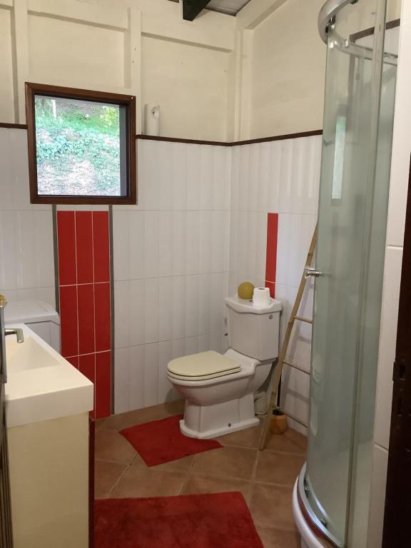 Koupelna v ubytování Villa Petitparadis