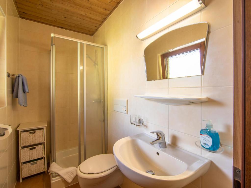 Kúpeľňa v ubytovaní Ferienhaus Oblasser II