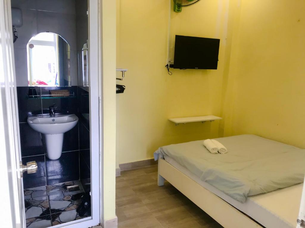 Un baño de Dalat Backpacker's Alley Hostel