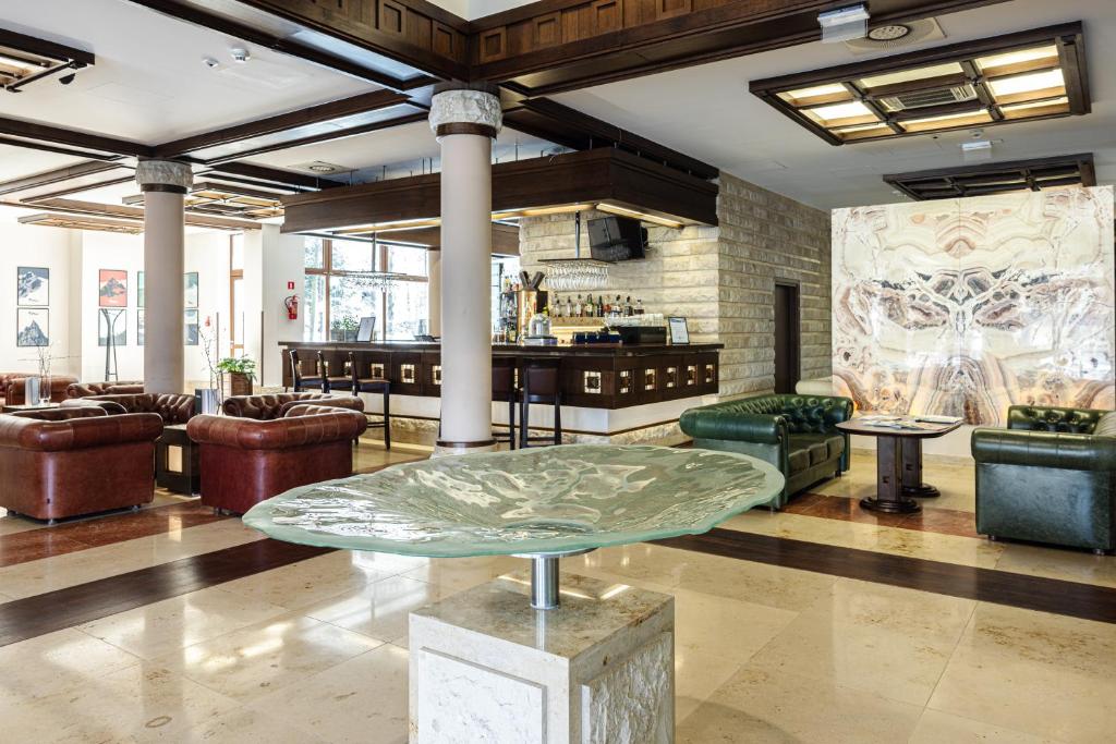 Posezení v ubytování Hotel Crocus
