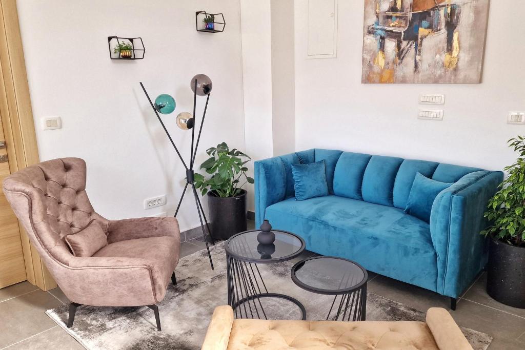 Posezení v ubytování Luxury Villa Magico