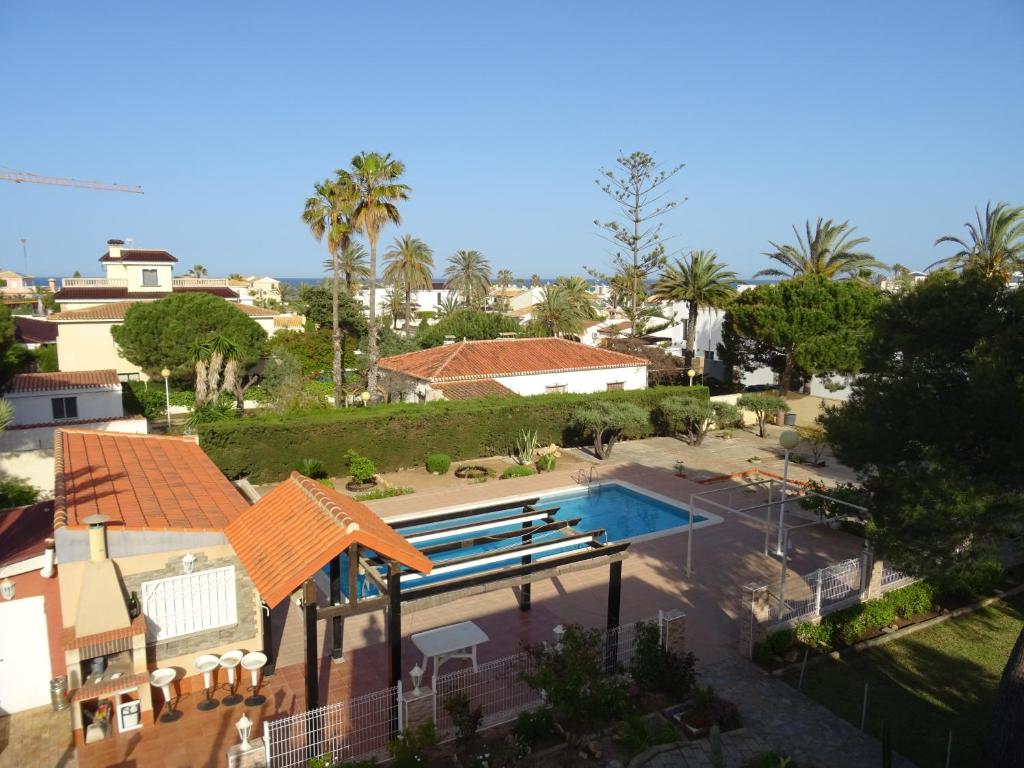 Bazén v ubytovaní Villa Zenia Beach alebo v jeho blízkosti