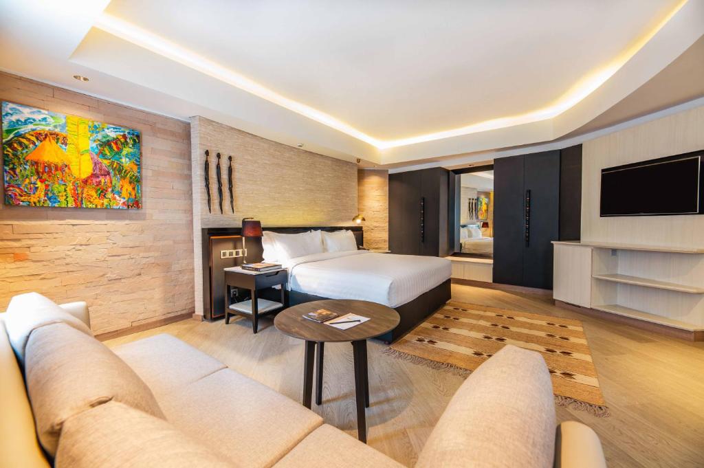 Posezení v ubytování Tribe Hotel, Nairobi, a Member of Design Hotels
