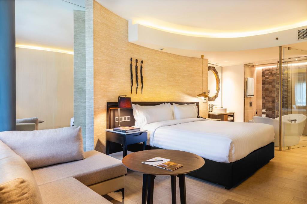Postel nebo postele na pokoji v ubytování Tribe Hotel, Nairobi, a Member of Design Hotels