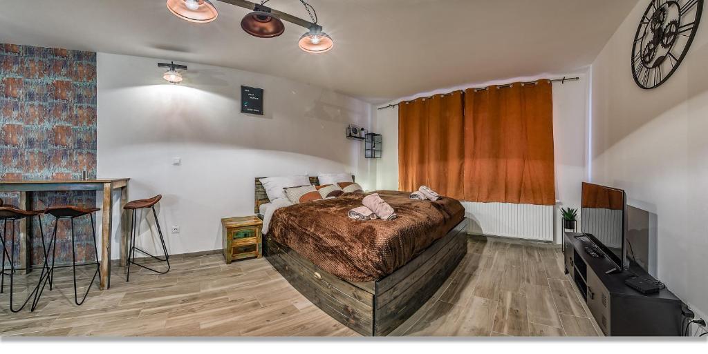 Posedenie v ubytovaní Duna Aréna Boutique Apartment