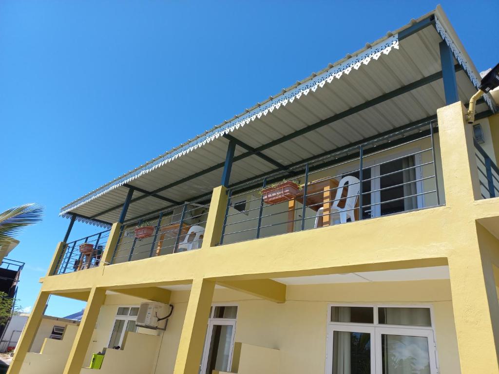 Balkón nebo terasa v ubytování Villas Vetiver