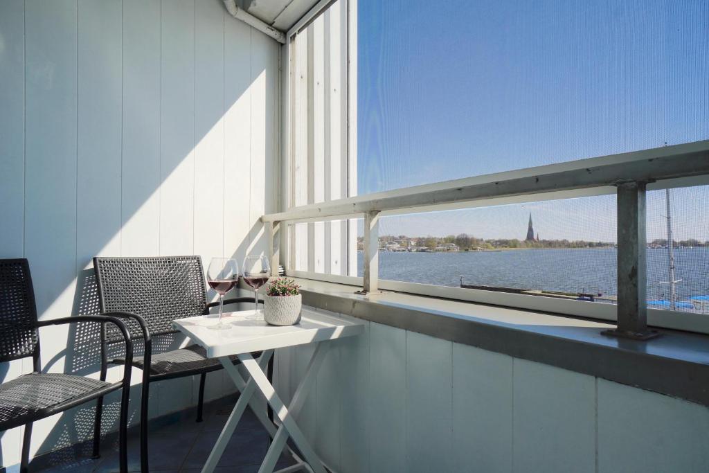 Ferienwohnung Schleiloge mit Panoramablick auf die Schlei - Appartement Avec Vue Sur La Mer