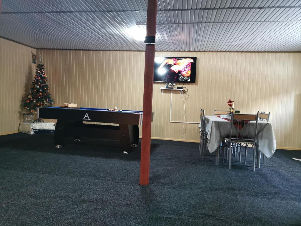 TV a/nebo společenská místnost v ubytování Cabana lucia