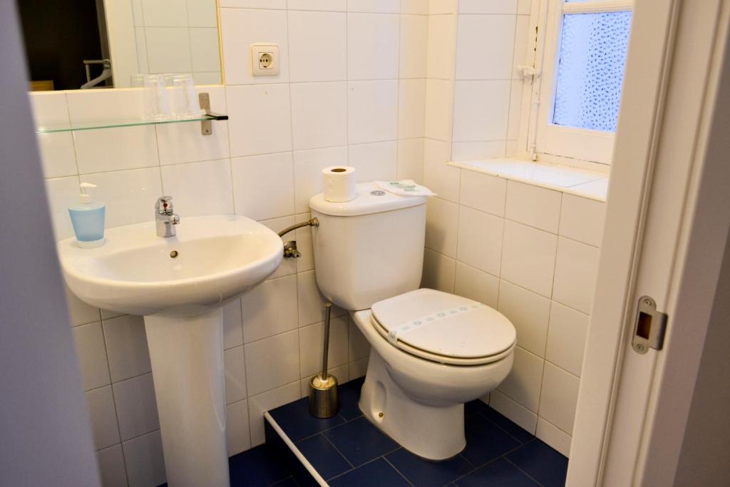 Kúpeľňa v ubytovaní Alda Centro León