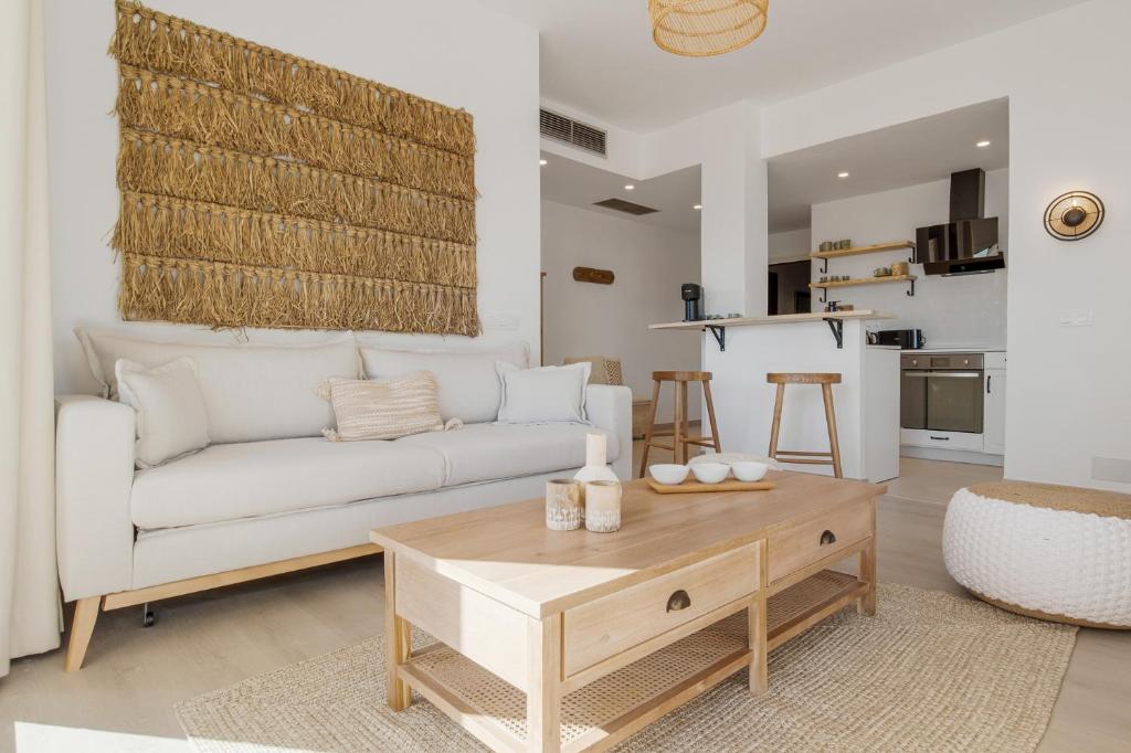 Kuchnia lub aneks kuchenny w obiekcie Luminoso apartamento en Andalucía del Mar