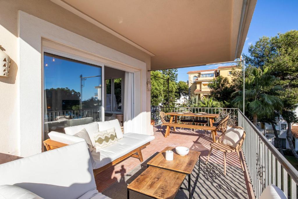 Balkon lub taras w obiekcie Luminoso apartamento en Andalucía del Mar