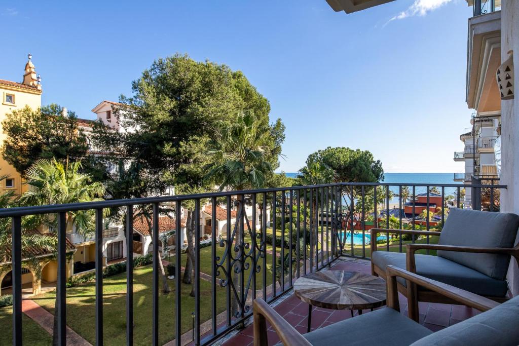 Balkon lub taras w obiekcie Luminoso apartamento en Andalucía del Mar