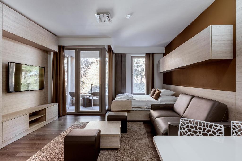 Posezení v ubytování HOTEL PECR WELL