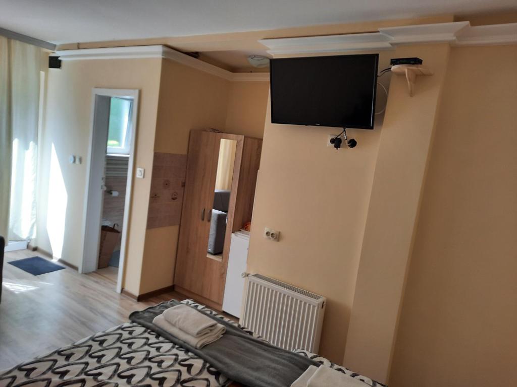 TV a/nebo společenská místnost v ubytování Soul