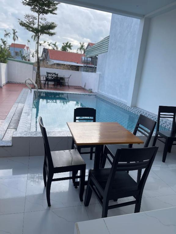 Bazén v ubytování Moon house villa nebo v jeho okolí