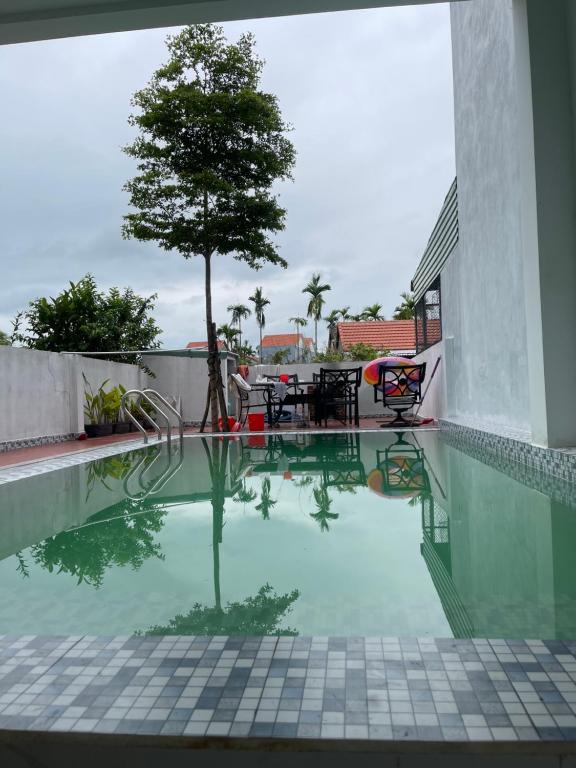 Bazén v ubytování Moon house villa nebo v jeho okolí