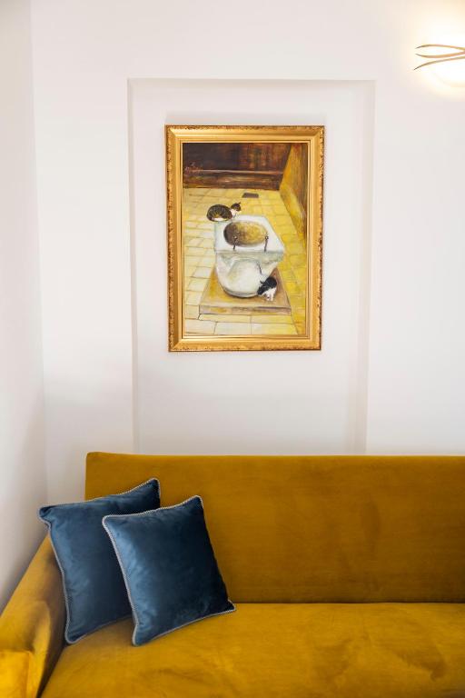 Posezení v ubytování Heritage Hotel Tisno