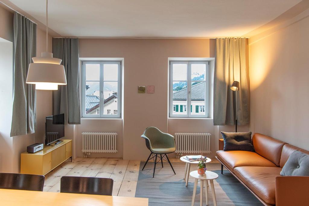Posezení v ubytování Chasa Fent, Sent Scuol im Engadin