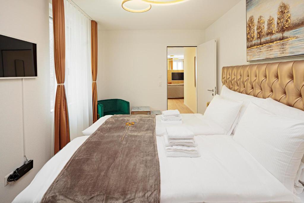 Mühlensteg Apartments by VISIMO - Elegant, Quiet, Central - Resim 31