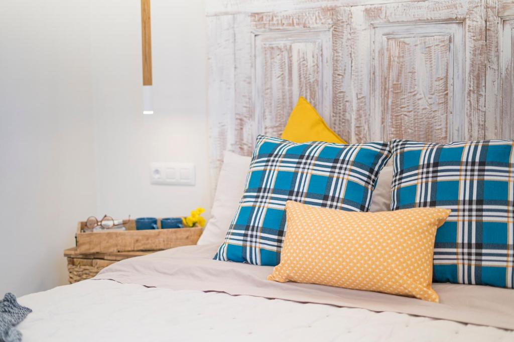 Postel nebo postele na pokoji v ubytování Little Loft PlayaBlanca