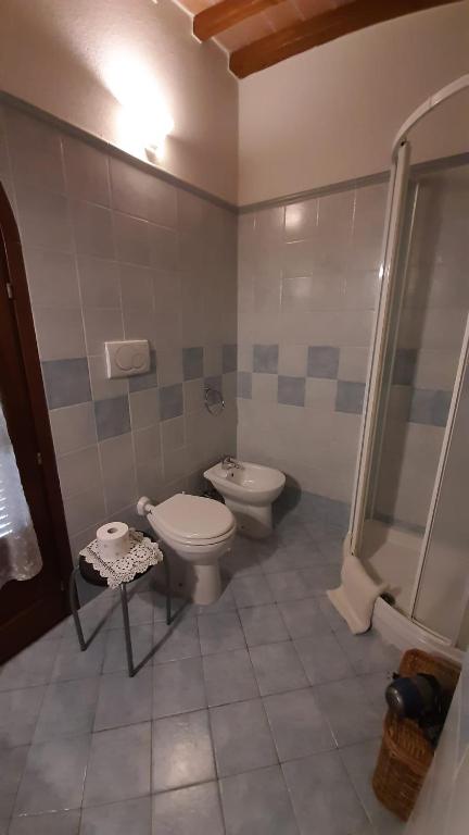 Koupelna v ubytování Agriturismo Tori 2