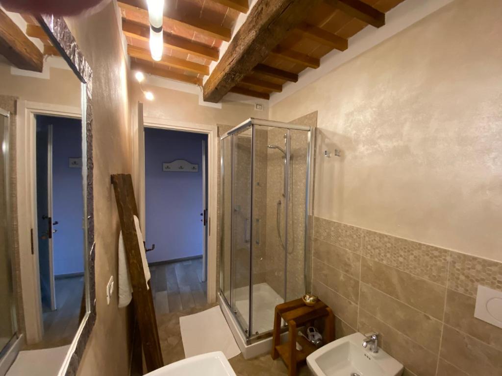 Koupelna v ubytování Piazzetta Del Buonumore