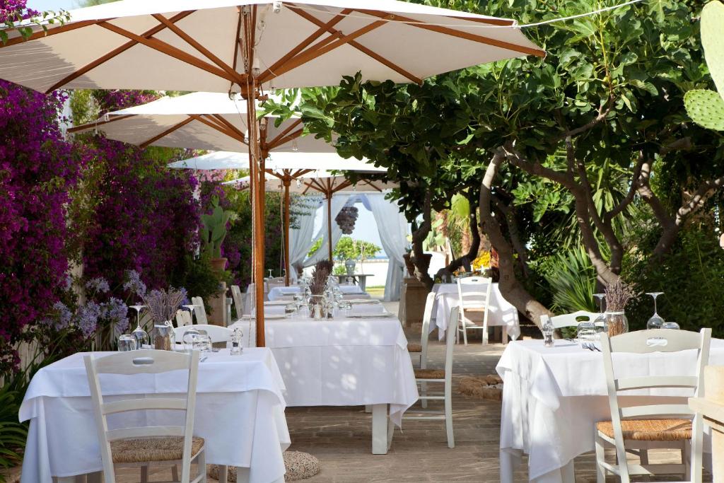Canne Bianche Lifestyle Hotelにあるレストランまたは飲食店