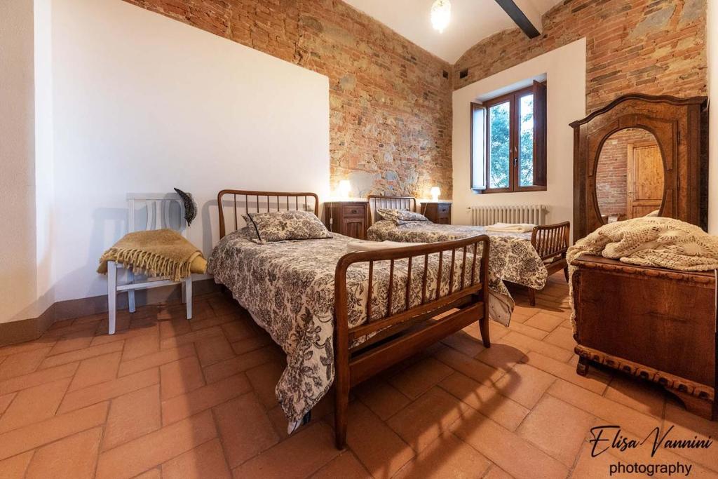 Postel nebo postele na pokoji v ubytování Partino ArtHouse
