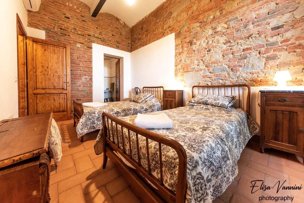 Postel nebo postele na pokoji v ubytování Partino ArtHouse